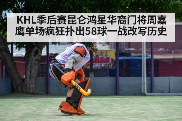 hockey goalkeeper save